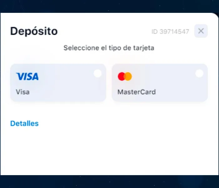 El proceso de 1Win depósito