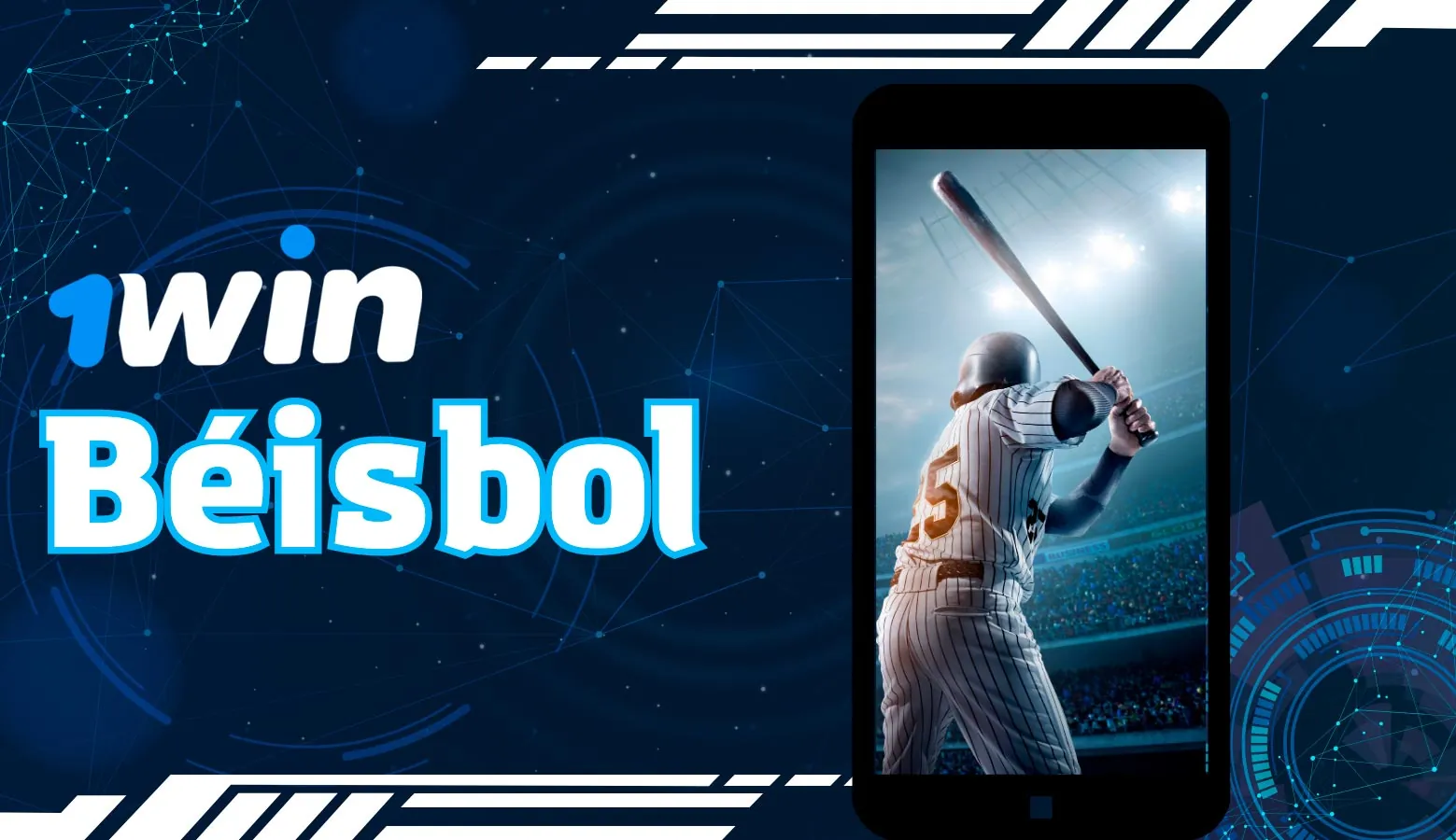 Sección de baseball en la aplicación 1win