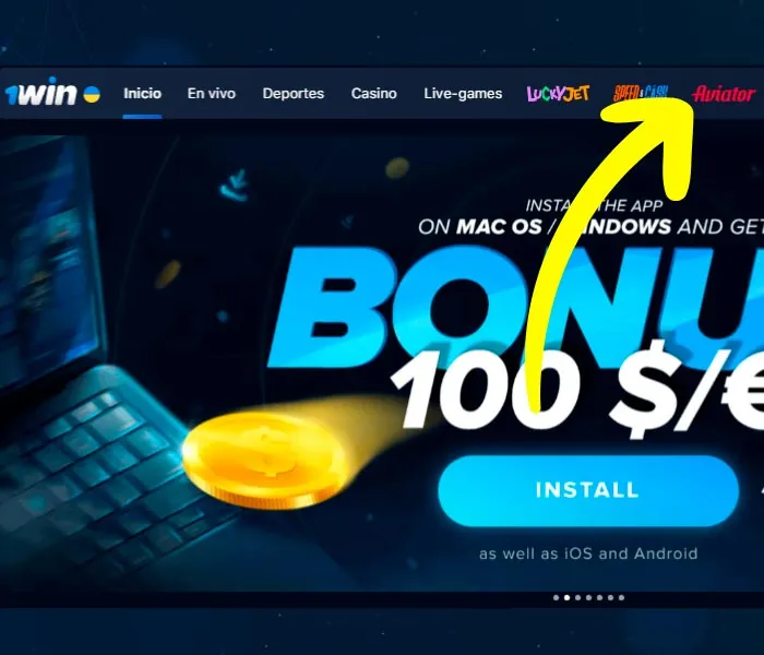 Para jugar Aviator, necesitas encontrar el juego "Aviator".