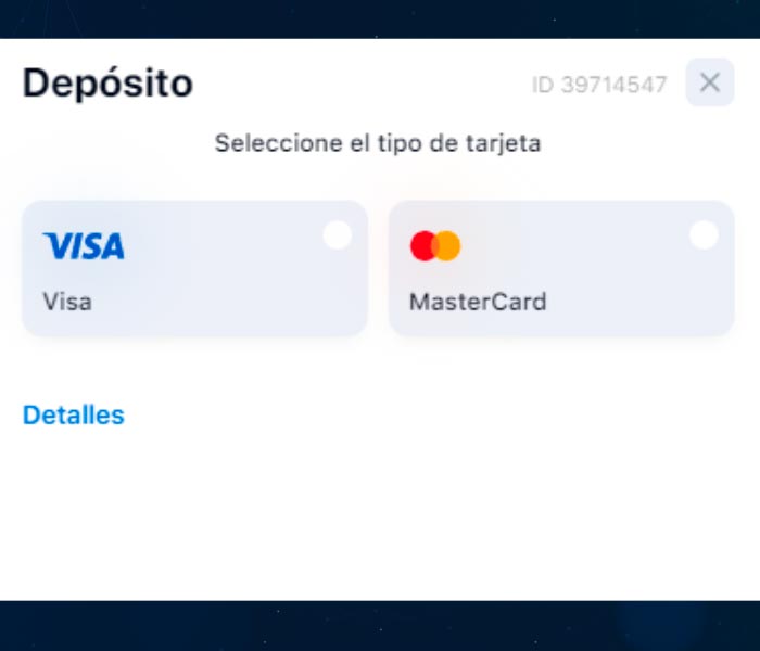 Haz un depósito de 1 Win