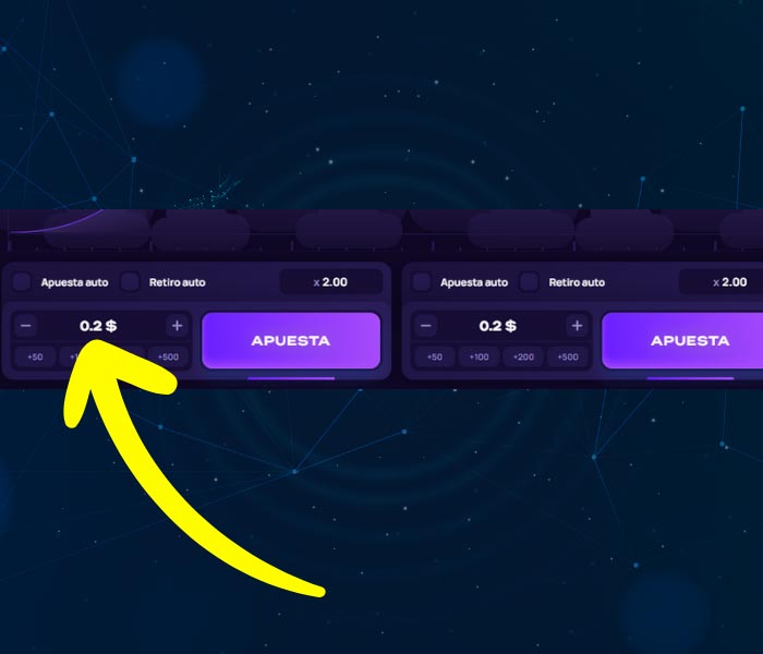 Haga una apuesta en 1Win Lucky Jet