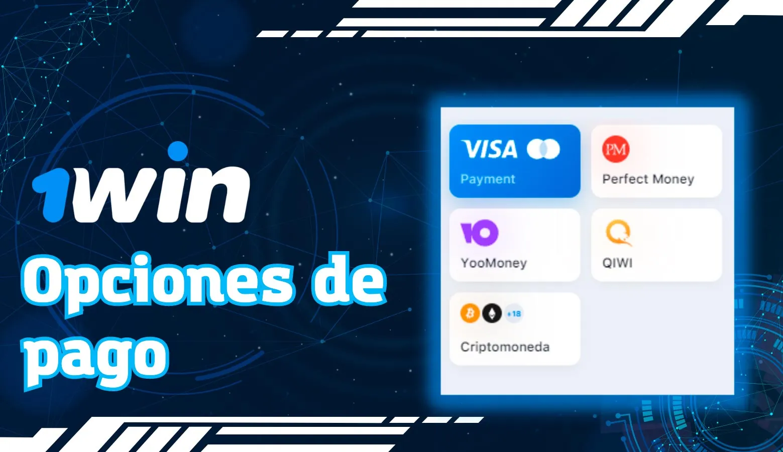 En 1Win, los sistemas de pago son eficientes y confiables